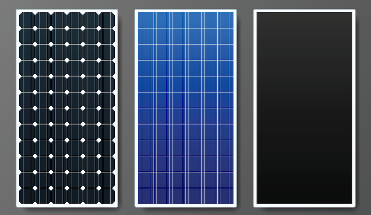 Types of solar panels: monocrystalline, polycrystalline, and thin-film